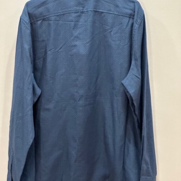 NWT!  Men's Dress Shirt Perry Ellis button down Blue Size XL - Picture 9 of 9